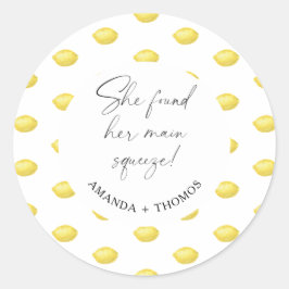 Adesivo Lemon Citrus - Ela encontrou seu principal aperto