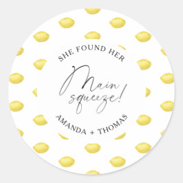 Adesivo Lemon Citrus - Ela encontrou seu principal aperto