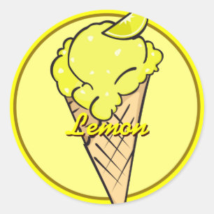Adesivo Lemon Icecream Sticker