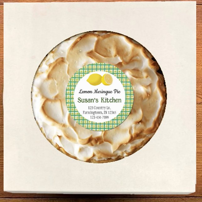 Adesivo Lemon Meringue Pie Sticker (Criador carregado)