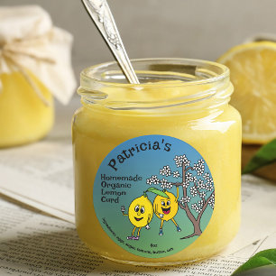 Adesivo Lemon Pals Engraçado Cartoon Preserva Curva e Mais