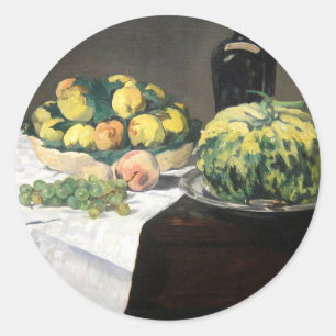 Adesivo Lemon Peaches de Manet Impressionista
