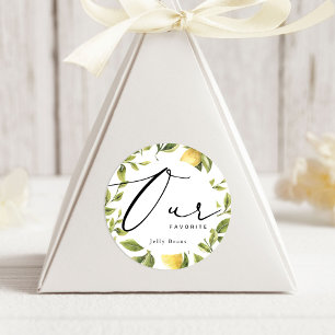 Adesivo Lemon Sorrento Casou Nosso Favor Favorito