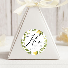 Adesivo Lemon Sorrento Casou Seu Favor Favorito