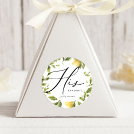 Adesivo Lemon Sorrento Casou Seu Favor Favorito