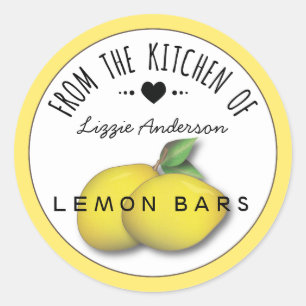 Adesivo Lemon Yellow Modern from the Kitchen of Label