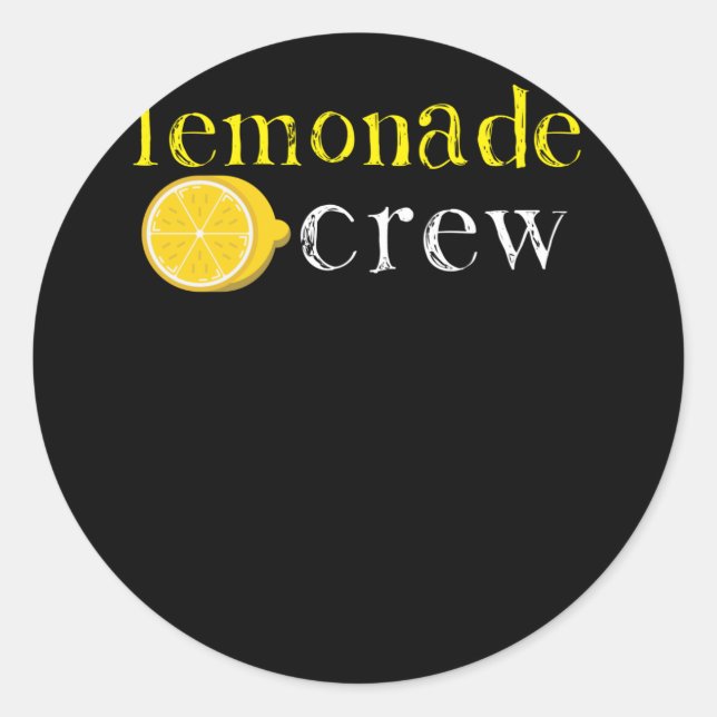 Adesivo Lemonade Crew Cute Lemonade Stand Workers (Frente)