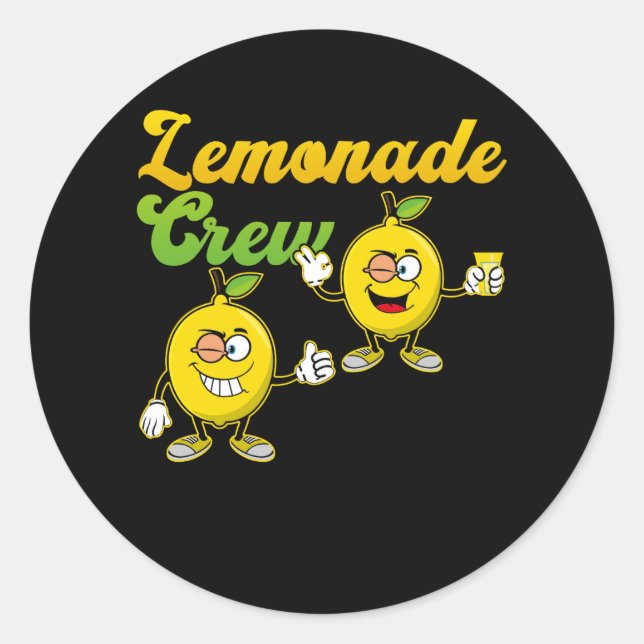 Adesivo Lemonade Dealer Lemonade Crew Lemonade Stand Boss (Frente)