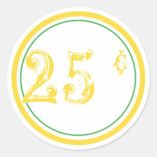 Adesivo Lemonade Stand Price Stickers