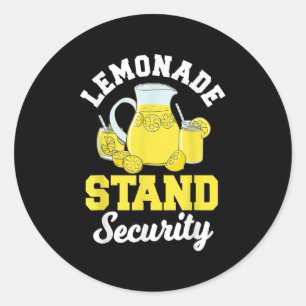 Adesivo Lemonade Stand Security Lemon Juice Summer