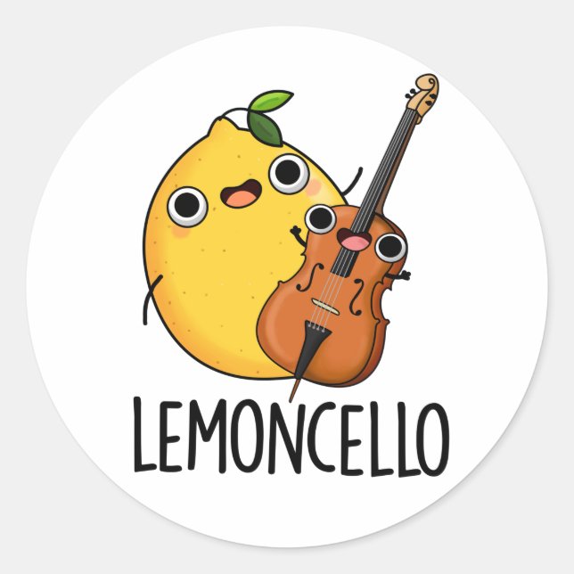 Adesivo Lemoncello Funny Bebe Pun (Frente)
