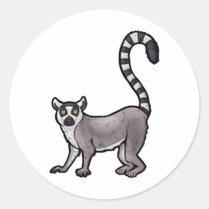 Adesivo Lemur atado anel