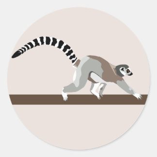 Adesivo Lemur Sticker