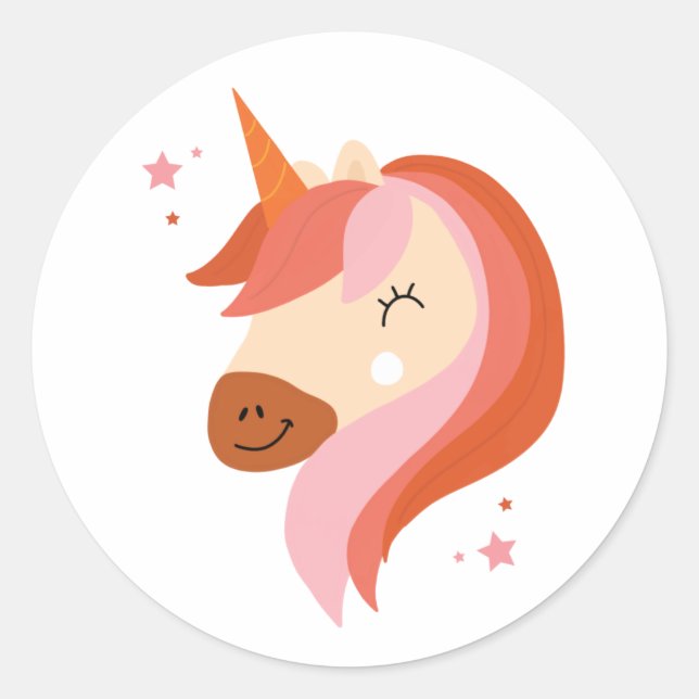 Adesivo Lena Unicorn Sticker (Frente)