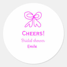 Lenços um roxo rosa para chá de noiva personalizad