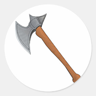Adesivo Lendário machado de batalha