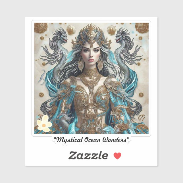 Adesivo "Lendas do Oceano Mítico" (Folha)