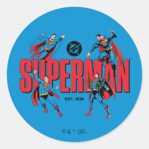 Adesivo Lendas do Superman para Sempre Gráfico