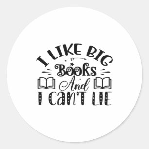 Adesivo Lendo Arte Eu Gosto De Grandes Livros E Eu Não Co
