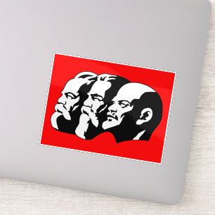 Adesivo Lenin, Marx, Engels, União Soviética, Comunismo