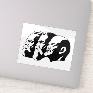 Adesivo Lenin, Marx, Engels, União Soviética, Comunismo