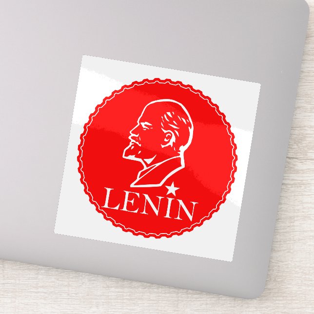 Adesivo Lenin, URSS, CCCP, União Soviética, Comunismo (Detalhe)