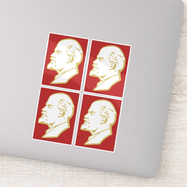 Adesivo Lenin, URSS, CCCP, União Soviética, Comunismo (Detalhe)
