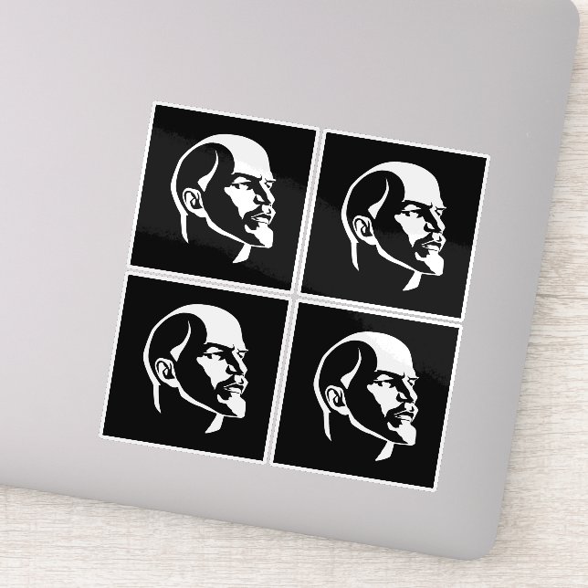 Adesivo Lenin, URSS, CCCP, União Soviética, Comunismo (Detalhe)