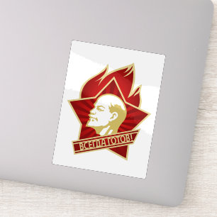 Adesivo Lenin, URSS, CCCP, União Soviética, Comunismo
