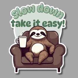 Adesivo Lentamente, Leve-a-Leve, à Prova de Água do Café