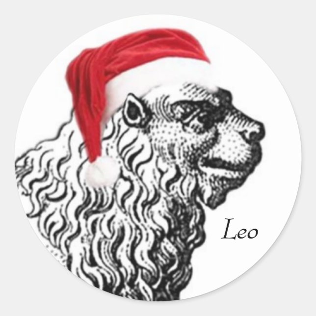 Adesivo Leo Christmas (Frente)