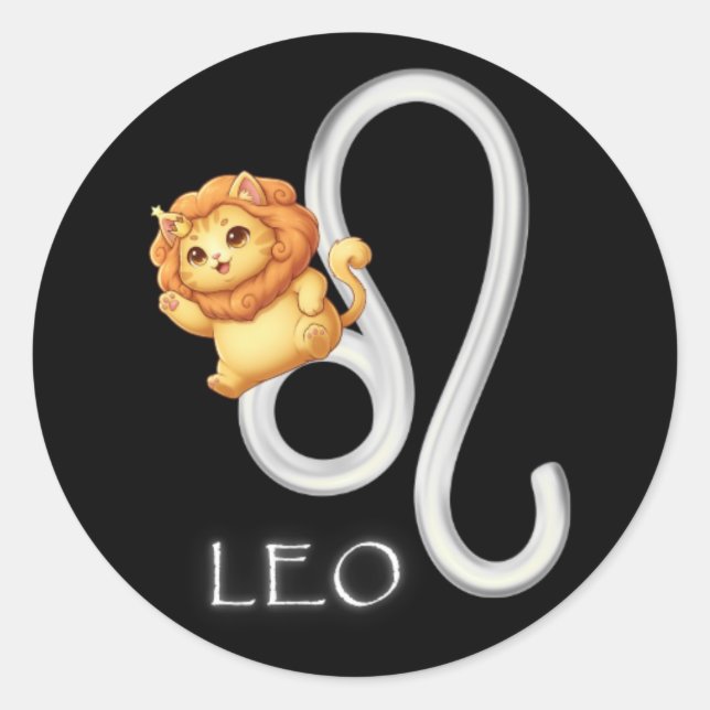 Adesivo Leo Sticker (Frente)