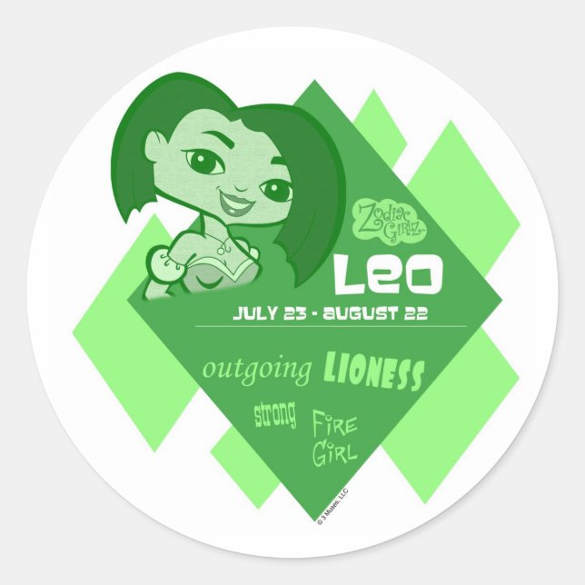 Adesivo Leo Stickers (Frente)
