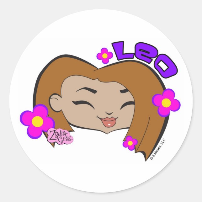 Adesivo Leo Stickers (Frente)