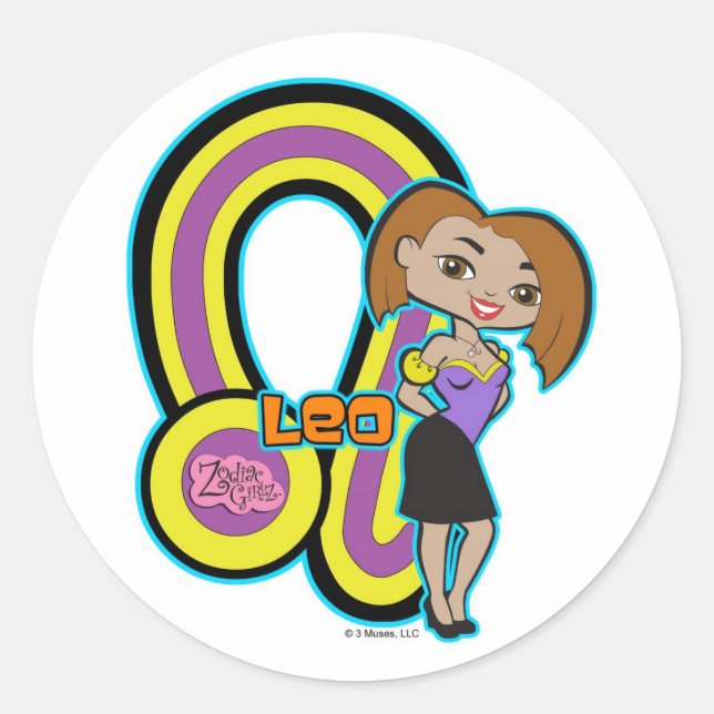 Adesivo Leo Stickers (Frente)