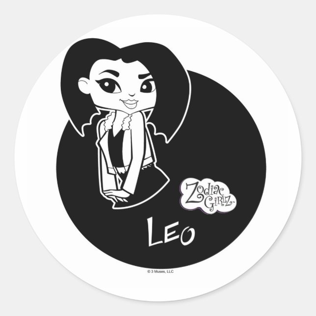Adesivo Leo Stickers (Frente)