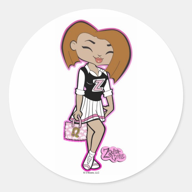 Adesivo Leo Stickers (Frente)