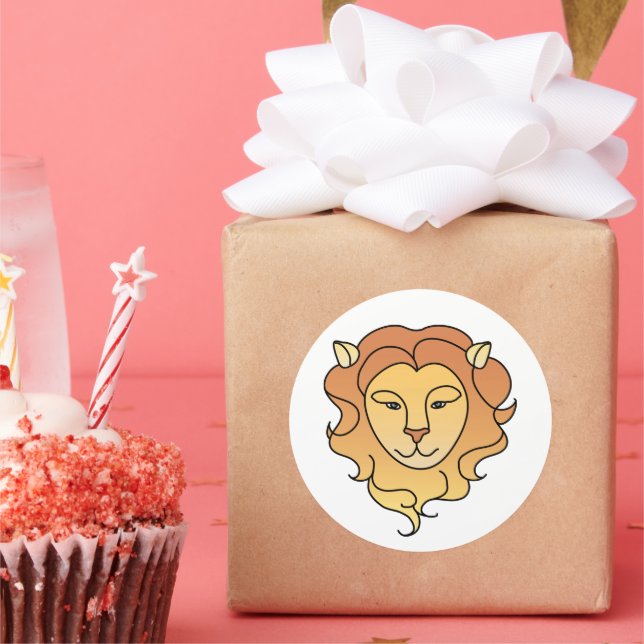 Adesivo Leo Zodiac (Festa)