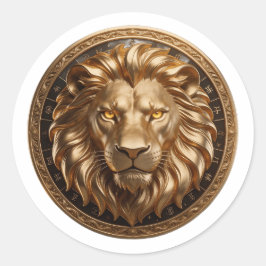 Adesivo Leo Zodiac Lion 