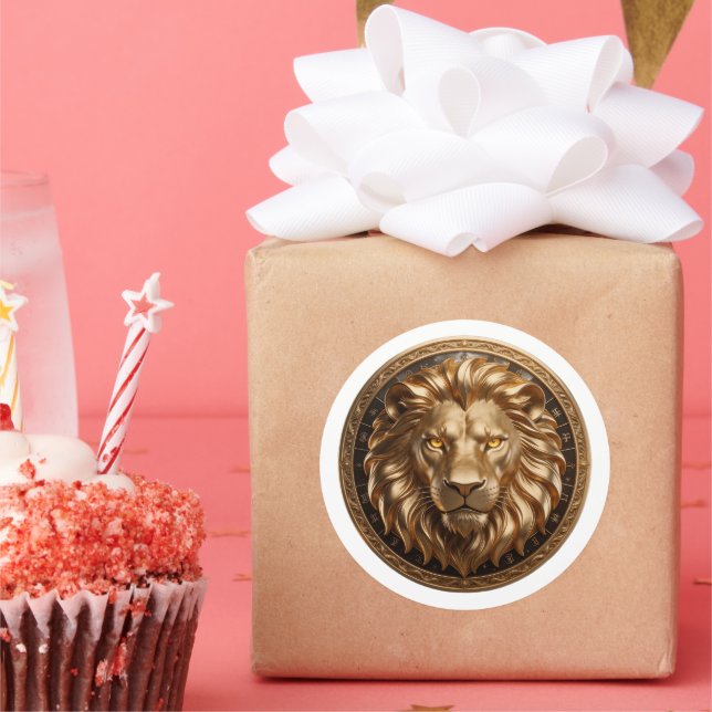 Adesivo Leo Zodiac Lion  (Festa)