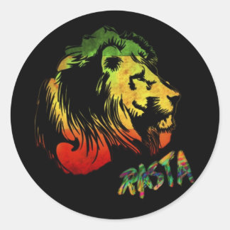 Adesivo león rasta