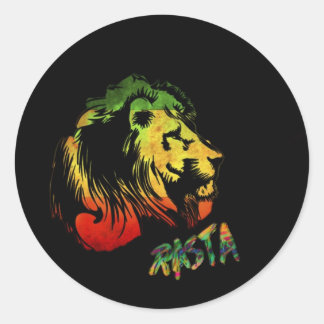 Adesivo león rasta
