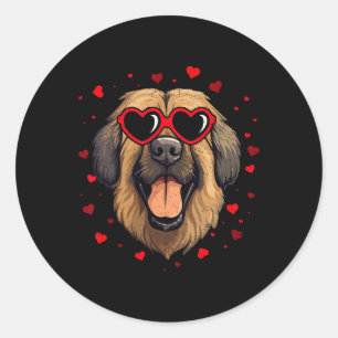 Adesivo Leonberger Namorados Heart Cute Dog Lovers