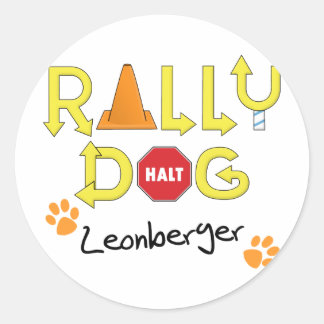 Adesivo Leonberger Rally Dog