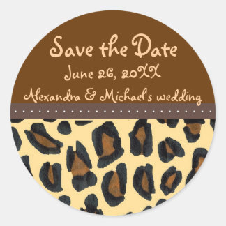 Adesivo Leopard fur Salve a data