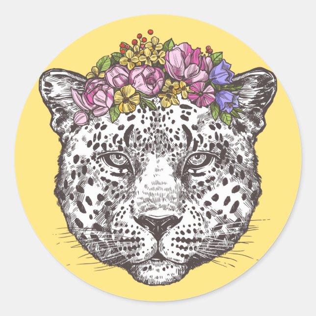 Adesivo Leopard Hippie Chic (Frente)