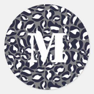 Adesivo Leopard Print Monograma Classic Jungle Party