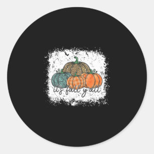 Adesivo Leopard Pumpkin Outono Sua Queda Yall Ação de Graç