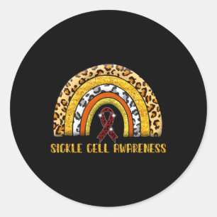 Adesivo Leopard Rainbow Sickle Cell Warrior