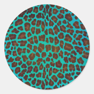 Adesivo Leopardo Brown e impressão da cerceta